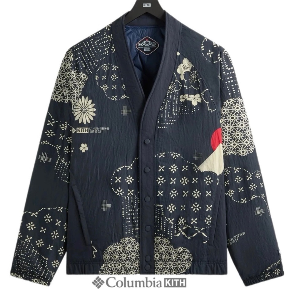 Kith Columbia NSE Reversible Nocturnal Montsuki Jacket size Large In hand - Picture 1 of 15